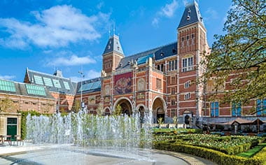 The 19th century Rijksmuseum in Amsterdam
